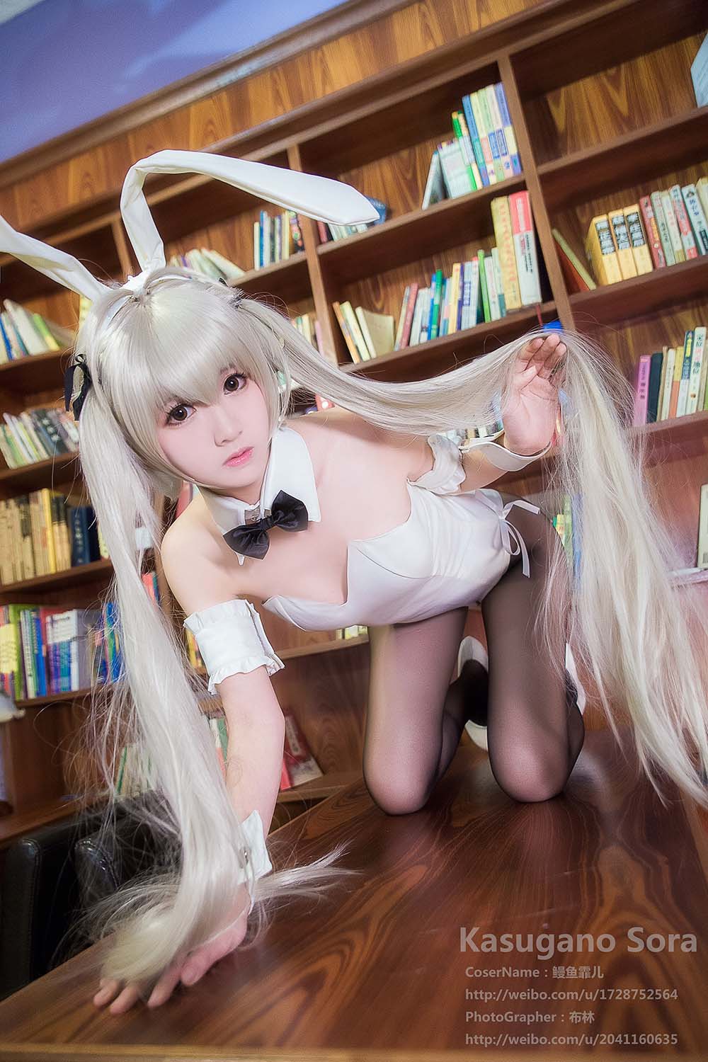 鳗鱼霏儿 – 穹妹兔女郎 Cosplay-第2张
