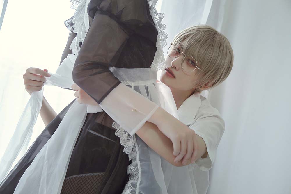 Fushii_海堂 – 女仆 Cosplay-第2张