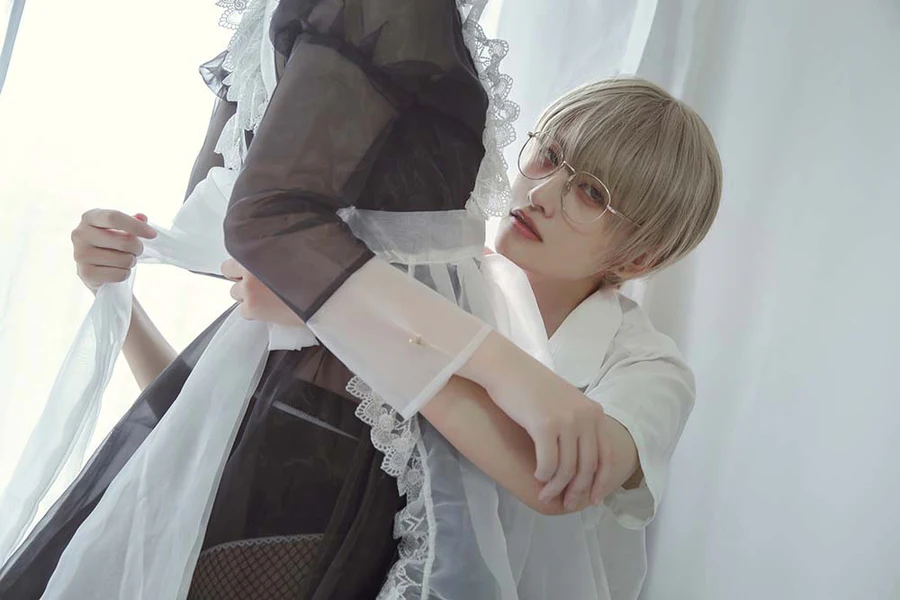 Fushii_海堂 – 女仆 Cosplay-第2张