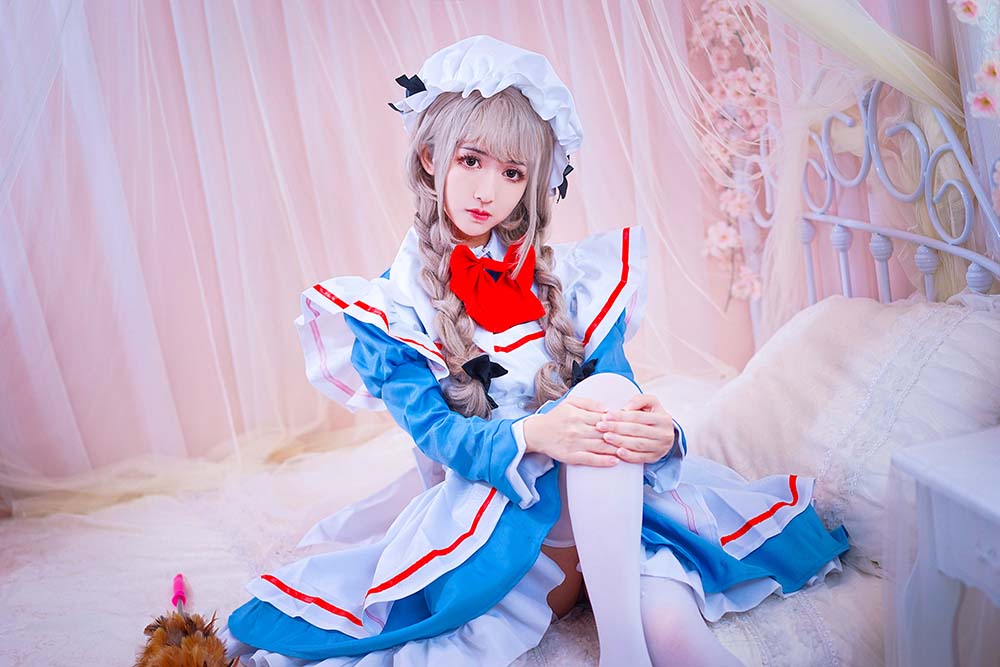 鳗鱼霏儿 – 女仆 Cosplay-第1张