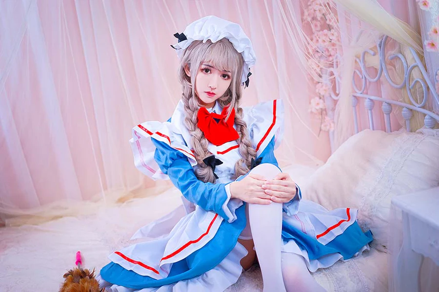 鳗鱼霏儿 – 女仆 Cosplay-第1张