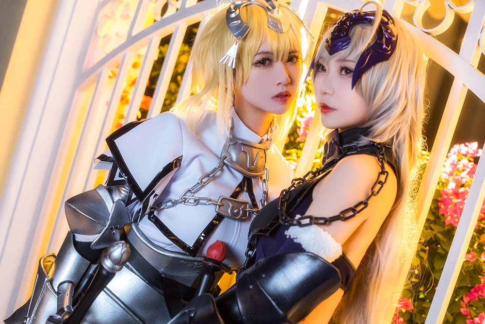 鳗鱼霏儿&大肉丸 – 贞德 Cosplay-第2张