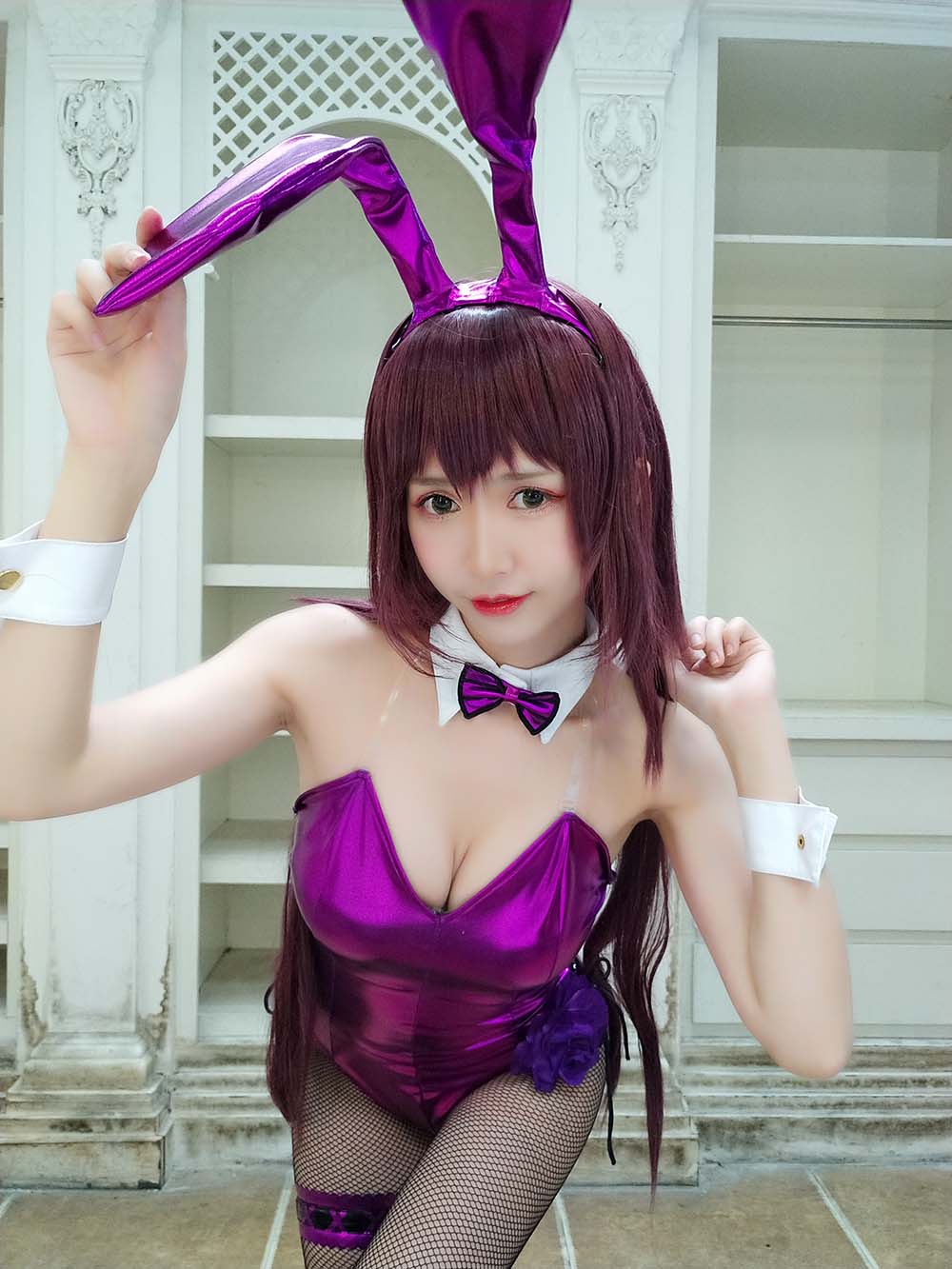 鳗鱼霏儿 – 兔女郎之自拍 Cosplay-第1张