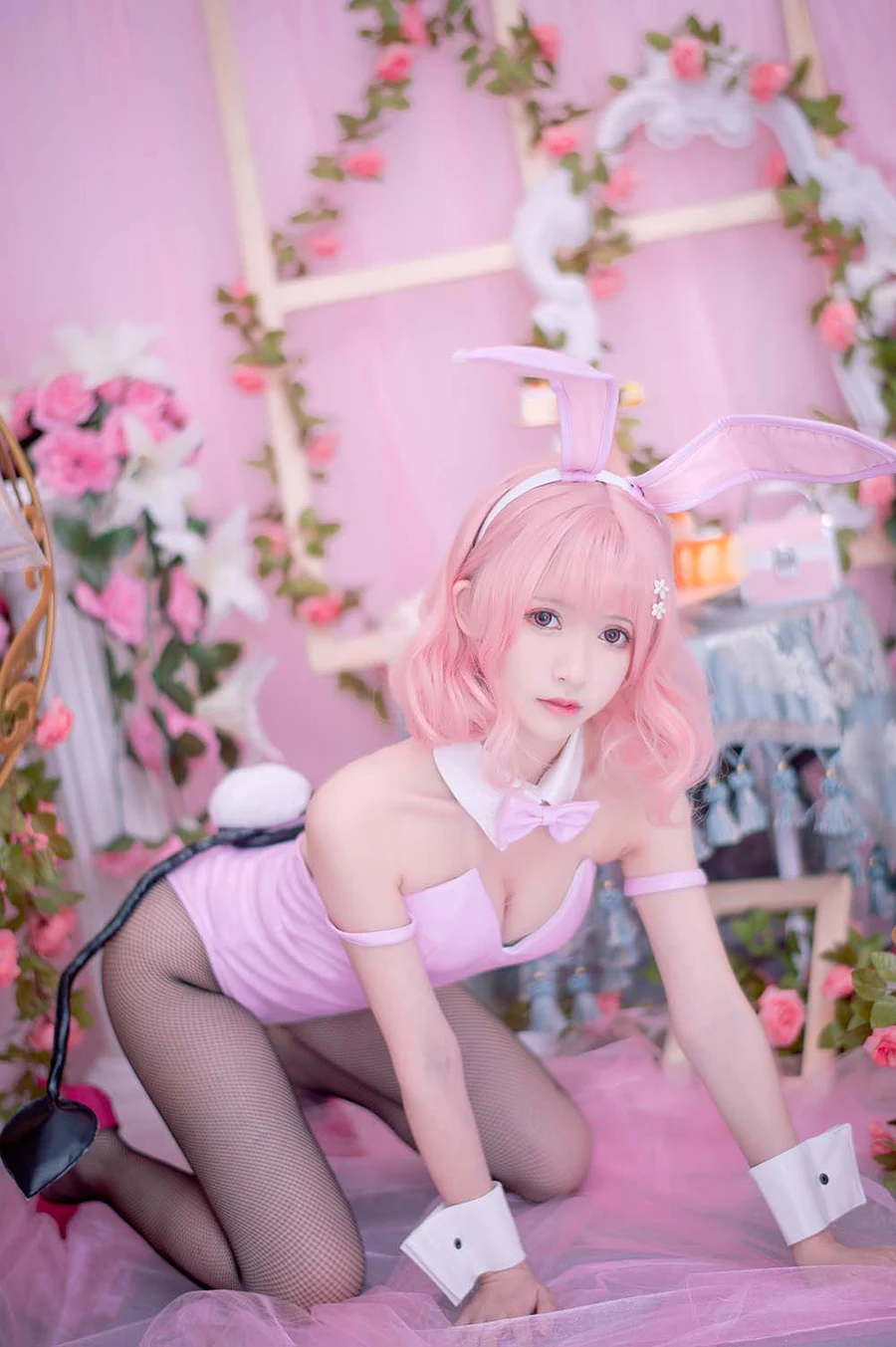 鳗鱼霏儿 – 兔女郎之梦梦 Cosplay-第2张