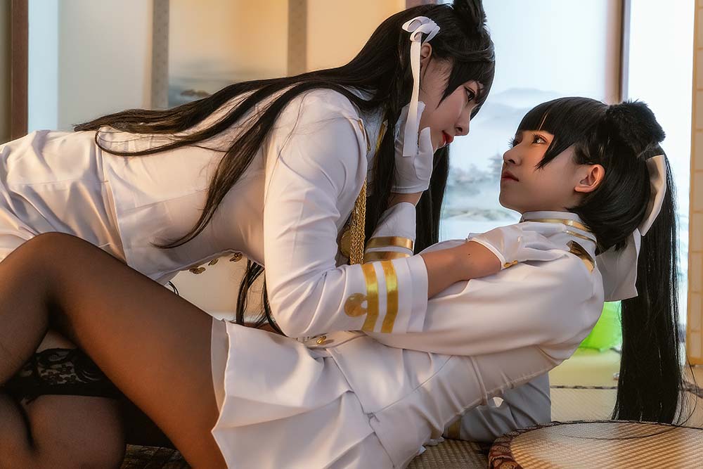 鳗鱼霏儿 – 双人本 舰队服 Cosplay-第2张