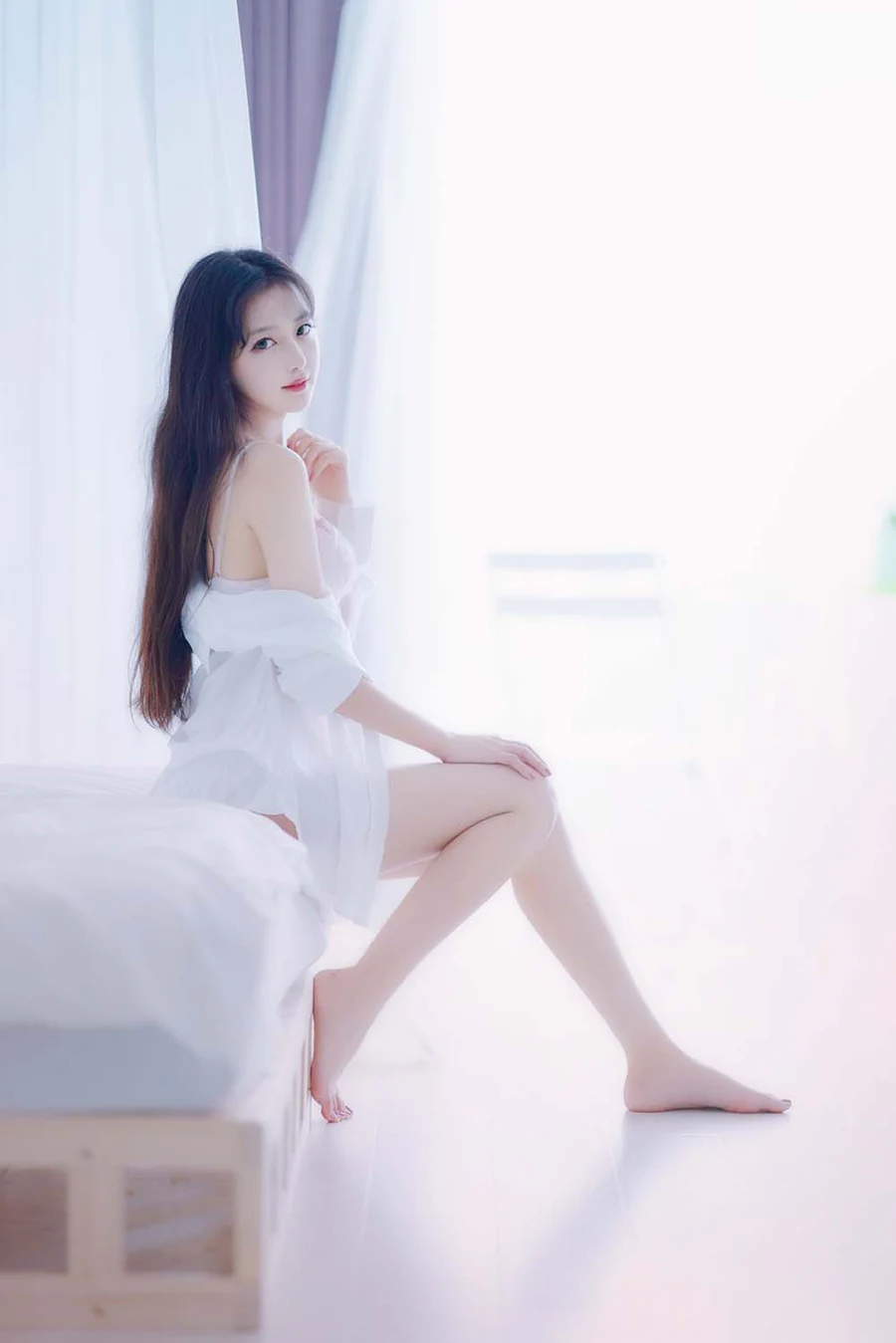 Shika小鹿鹿 – 白衬衣 Cosplay-第2张