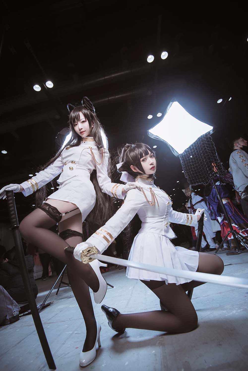Shika小鹿鹿 – 爱宕制服 Cosplay-第2张