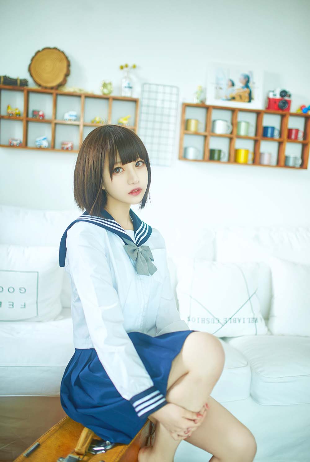 Shika小鹿鹿 – JK2 Cosplay-第1张