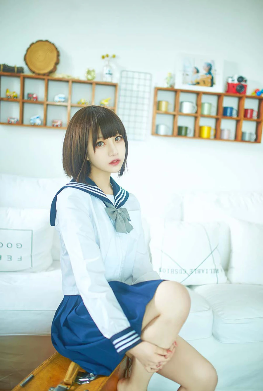 Shika小鹿鹿 – JK2 Cosplay-第1张