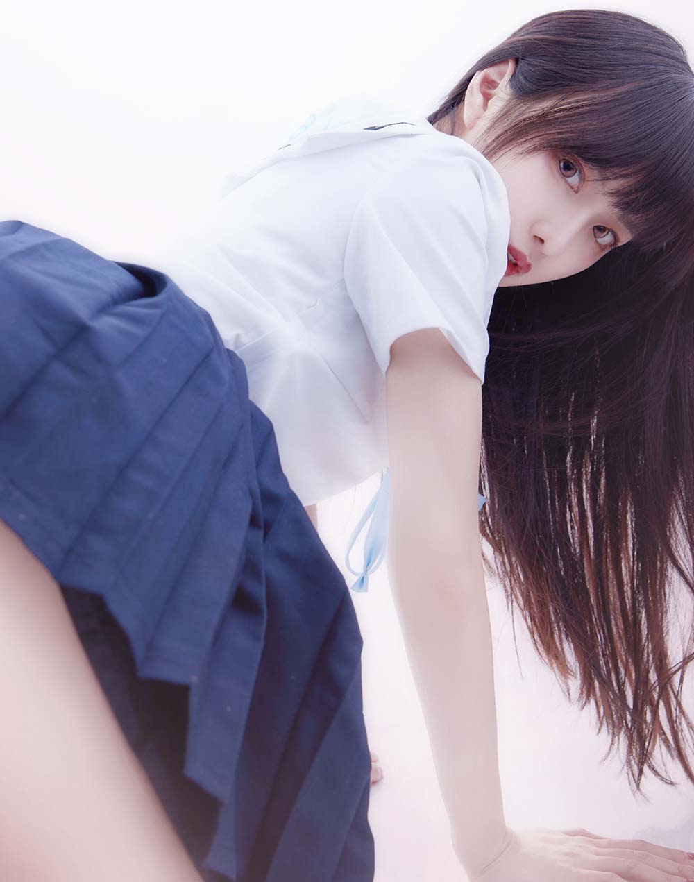 Shika小鹿鹿 – JK Cosplay-第1张
