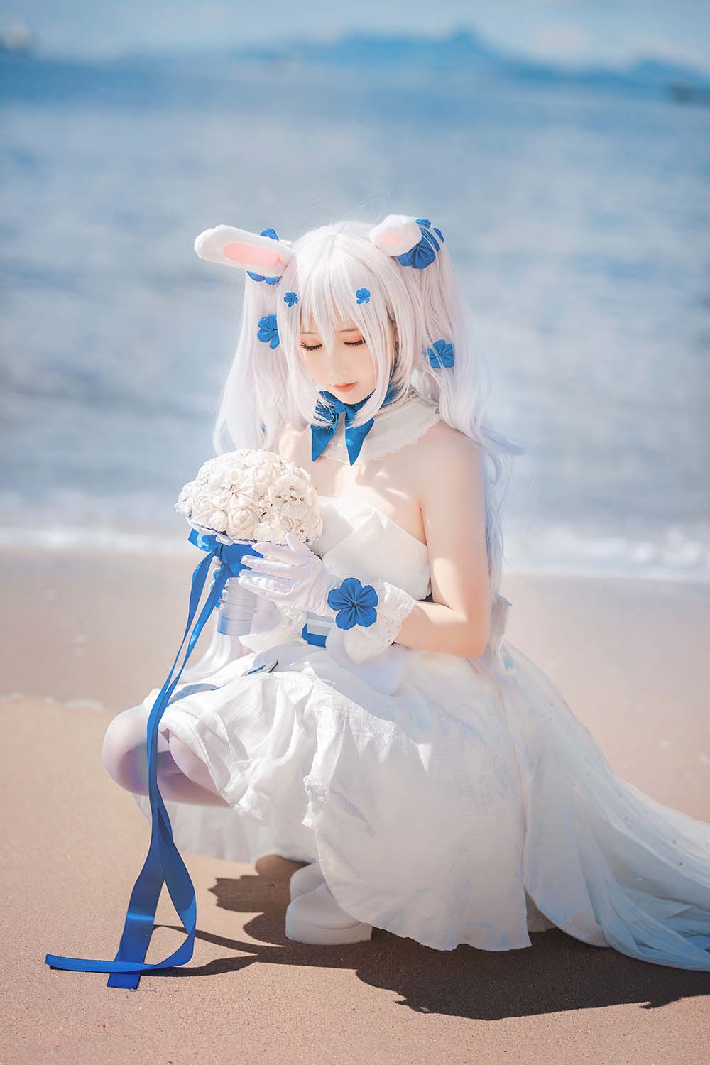 面饼仙儿 – 拉菲婚纱 Cosplay-第1张