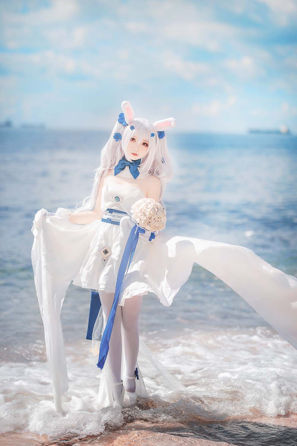 面饼仙儿 – 拉菲婚纱 Cosplay-第2张