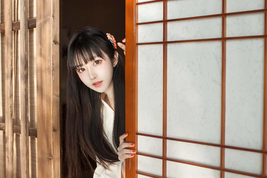 Shika小鹿鹿 – 和服 Cosplay-第1张