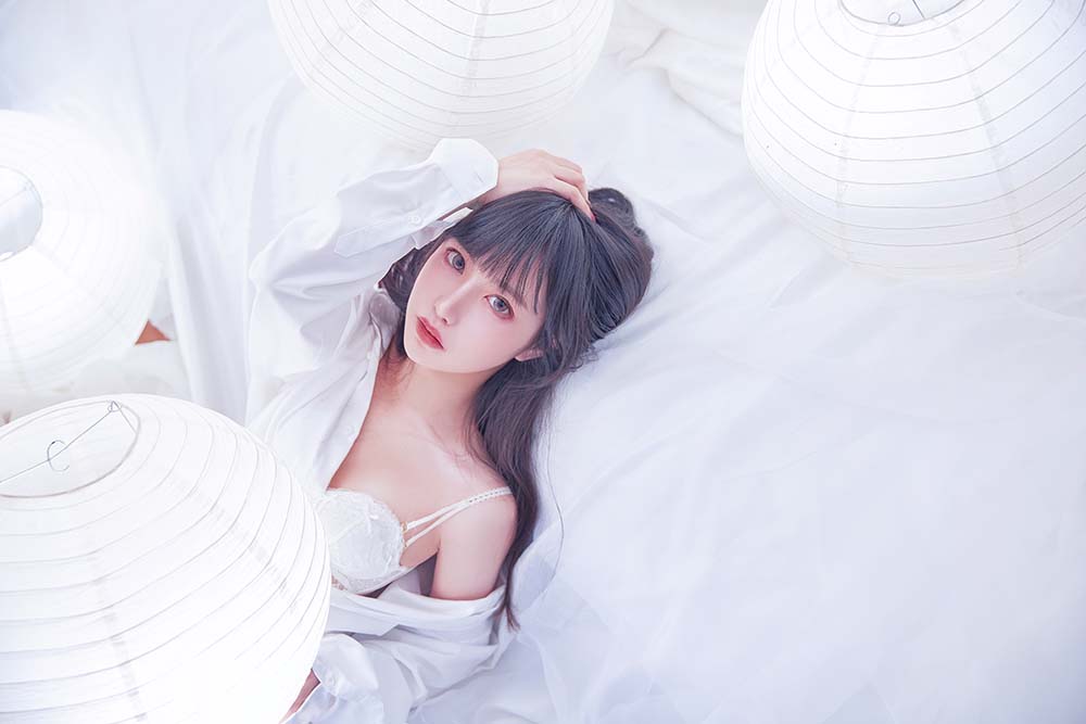 Shika小鹿鹿 – 纯白 Cosplay-第2张