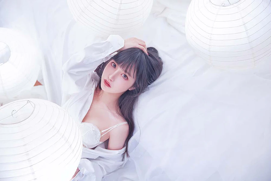Shika小鹿鹿 – 纯白 Cosplay-第2张