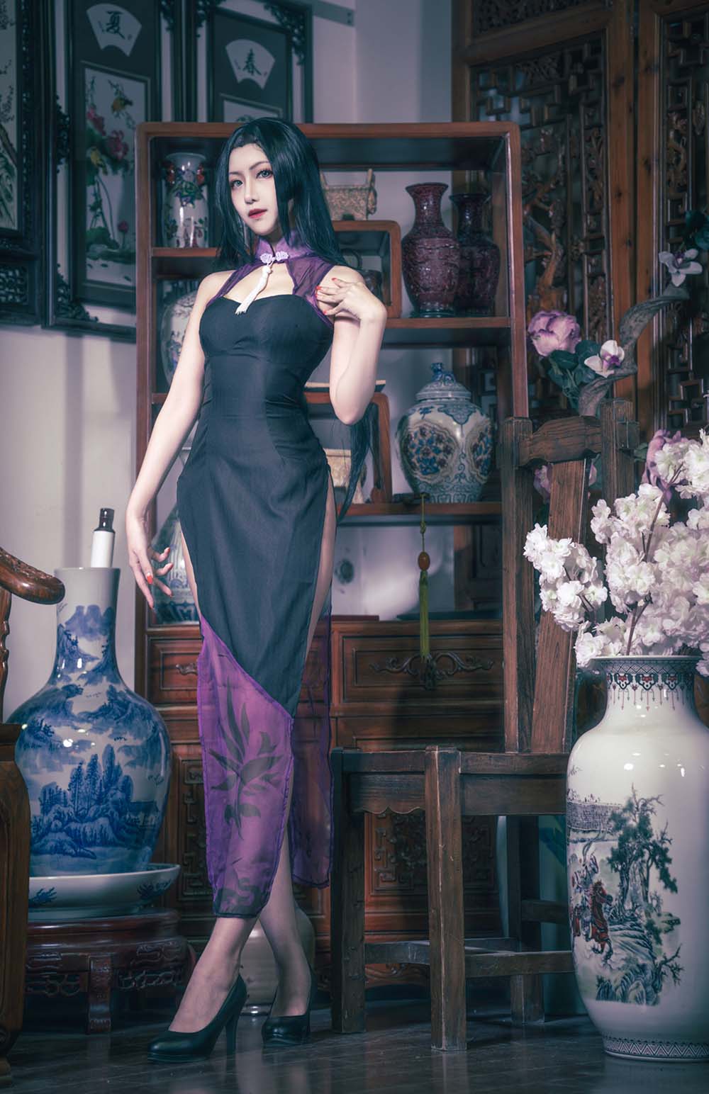 Shika小鹿鹿 – 万花旗袍 Cosplay-第2张