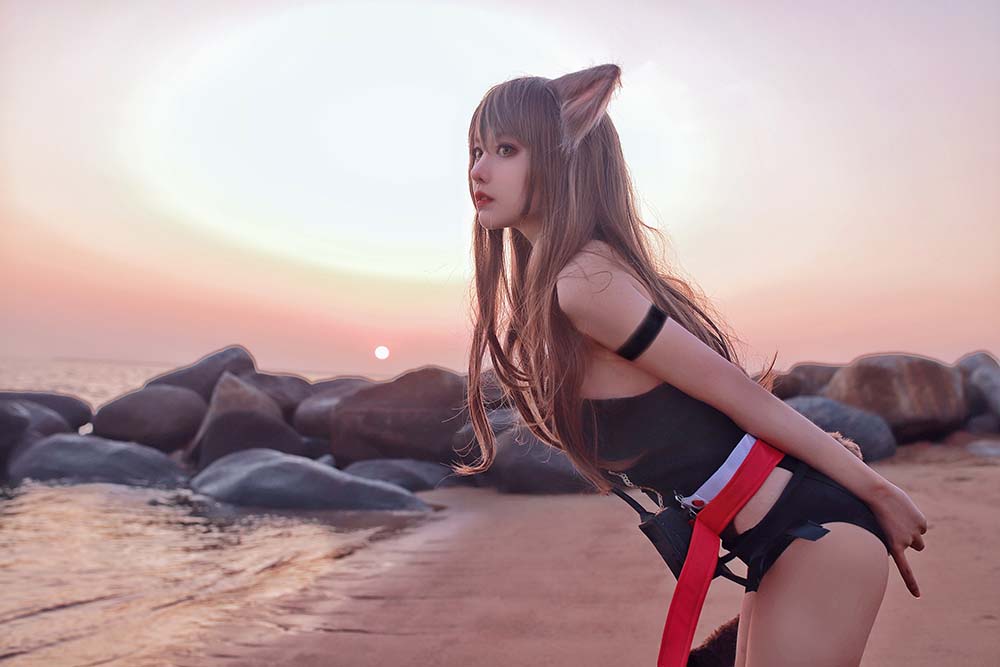 Shika小鹿鹿 – 天火泳装 Cosplay-第2张