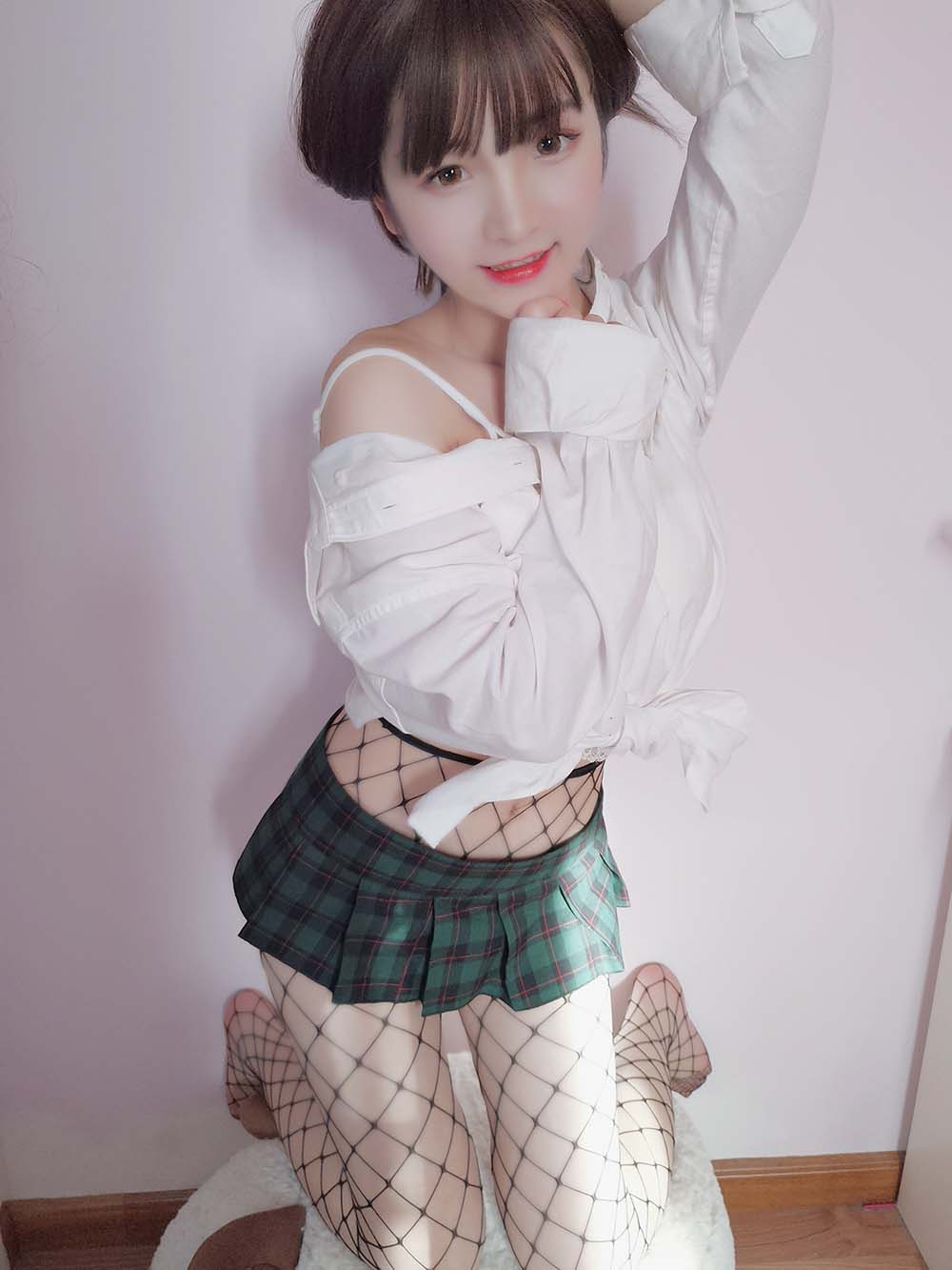 古川kagura – 男友衬衫 Cosplay-第2张