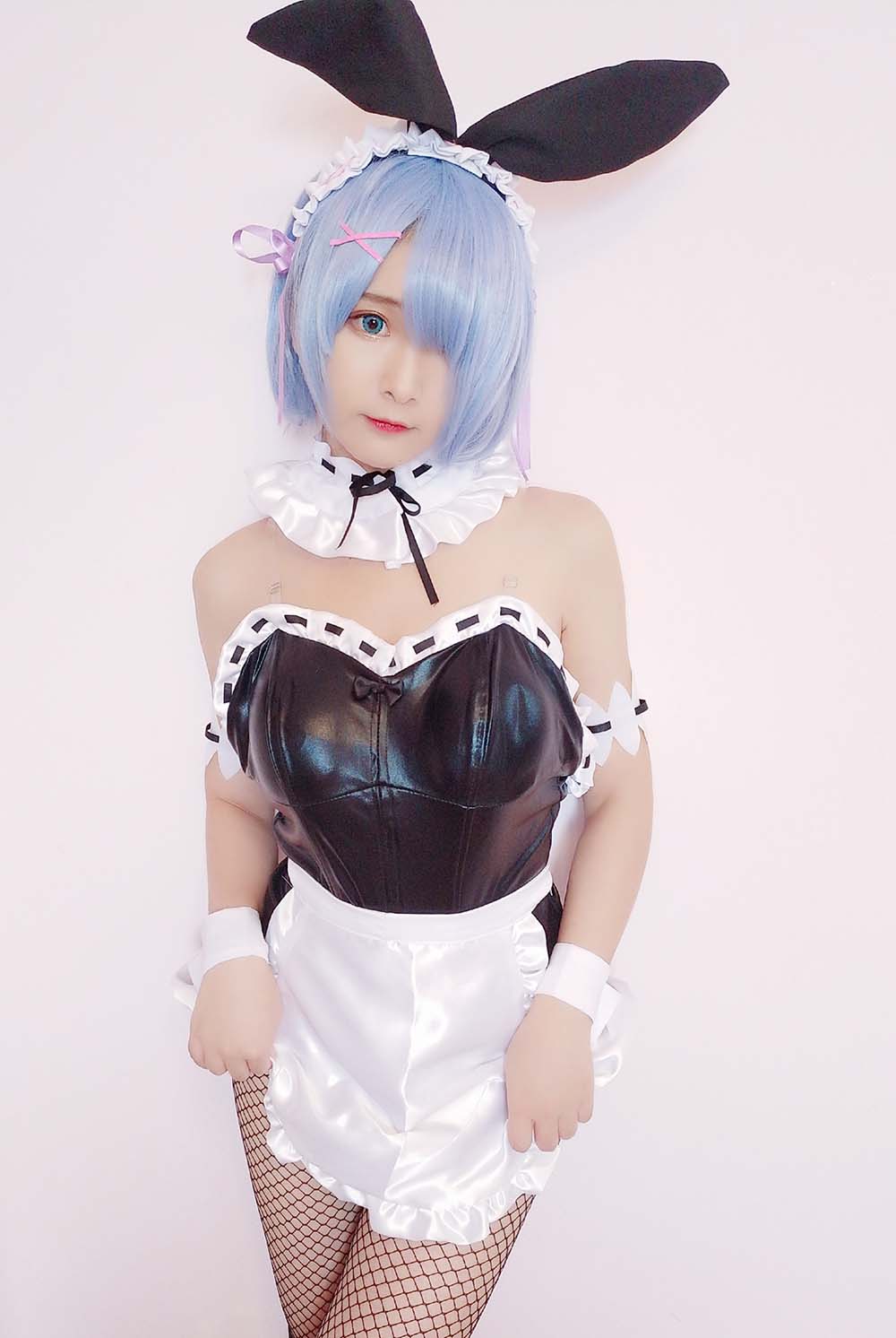 古川kagura – 蕾姆兔女郎 Cosplay-第1张