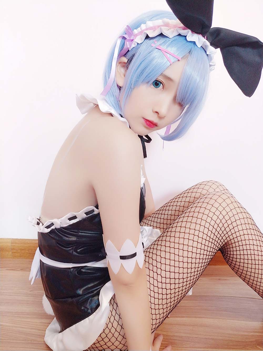 古川kagura – 蕾姆兔女郎 Cosplay-第2张