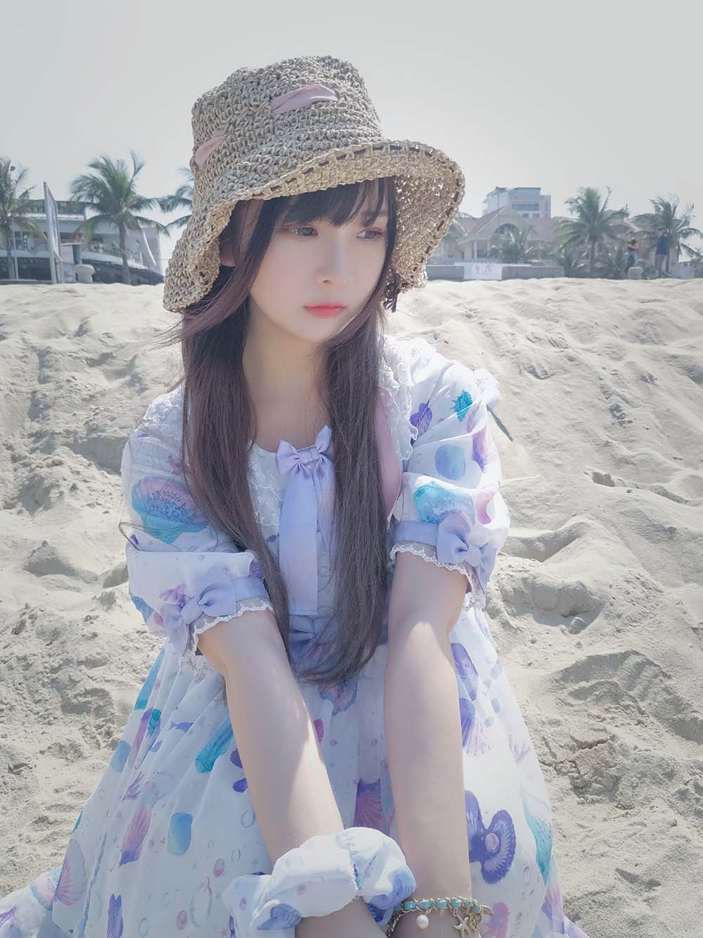 古川kagura – 白贝壳 Cosplay-第1张