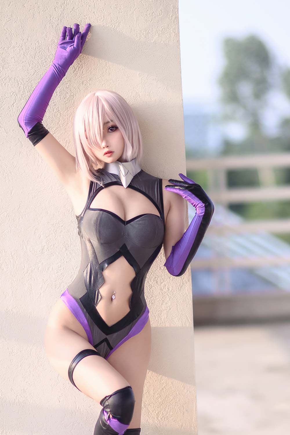 鬼畜瑶在不在w – 玛修训练服 Cosplay-第1张