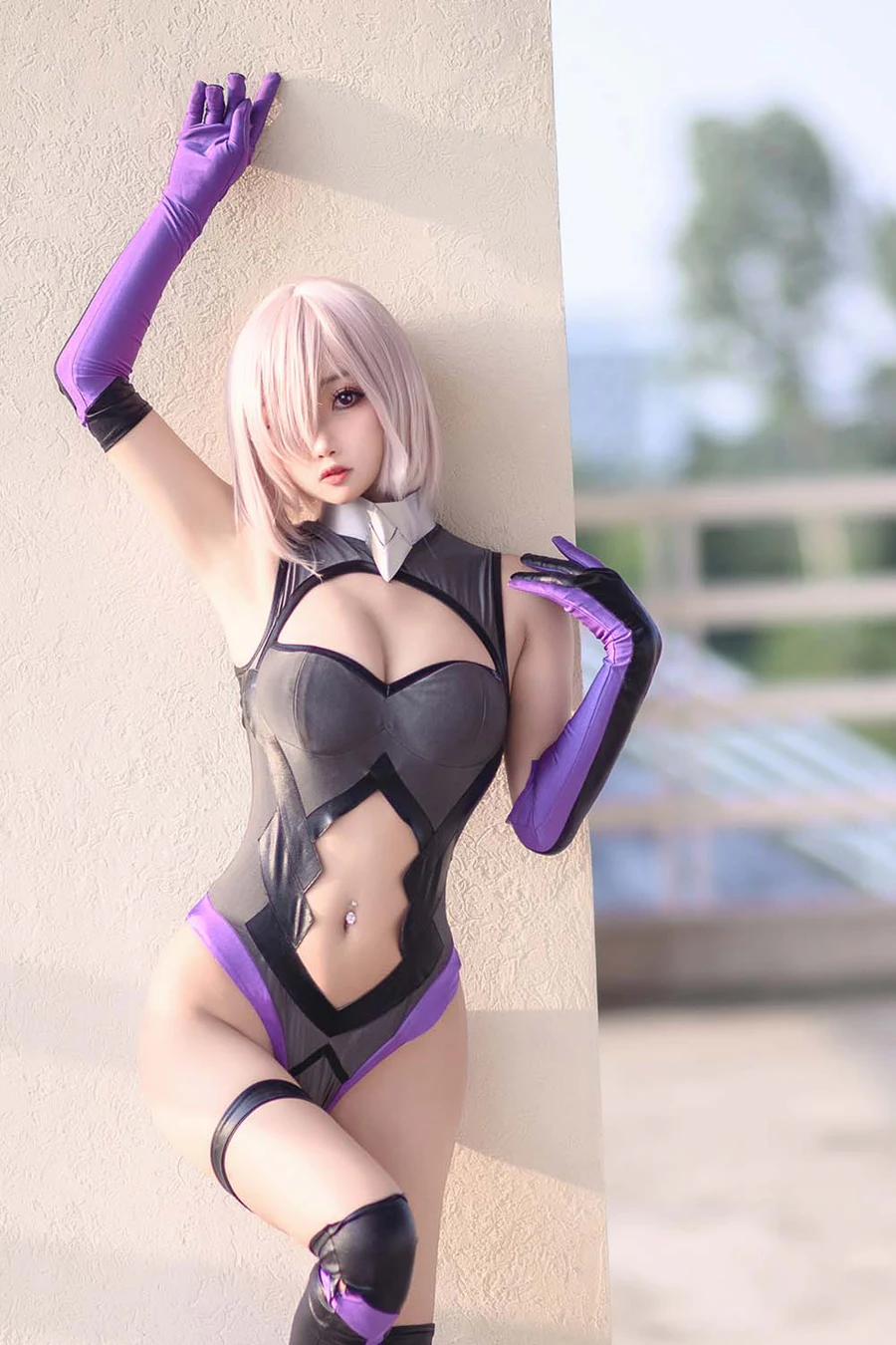 鬼畜瑶在不在w – 玛修训练服 Cosplay-第1张