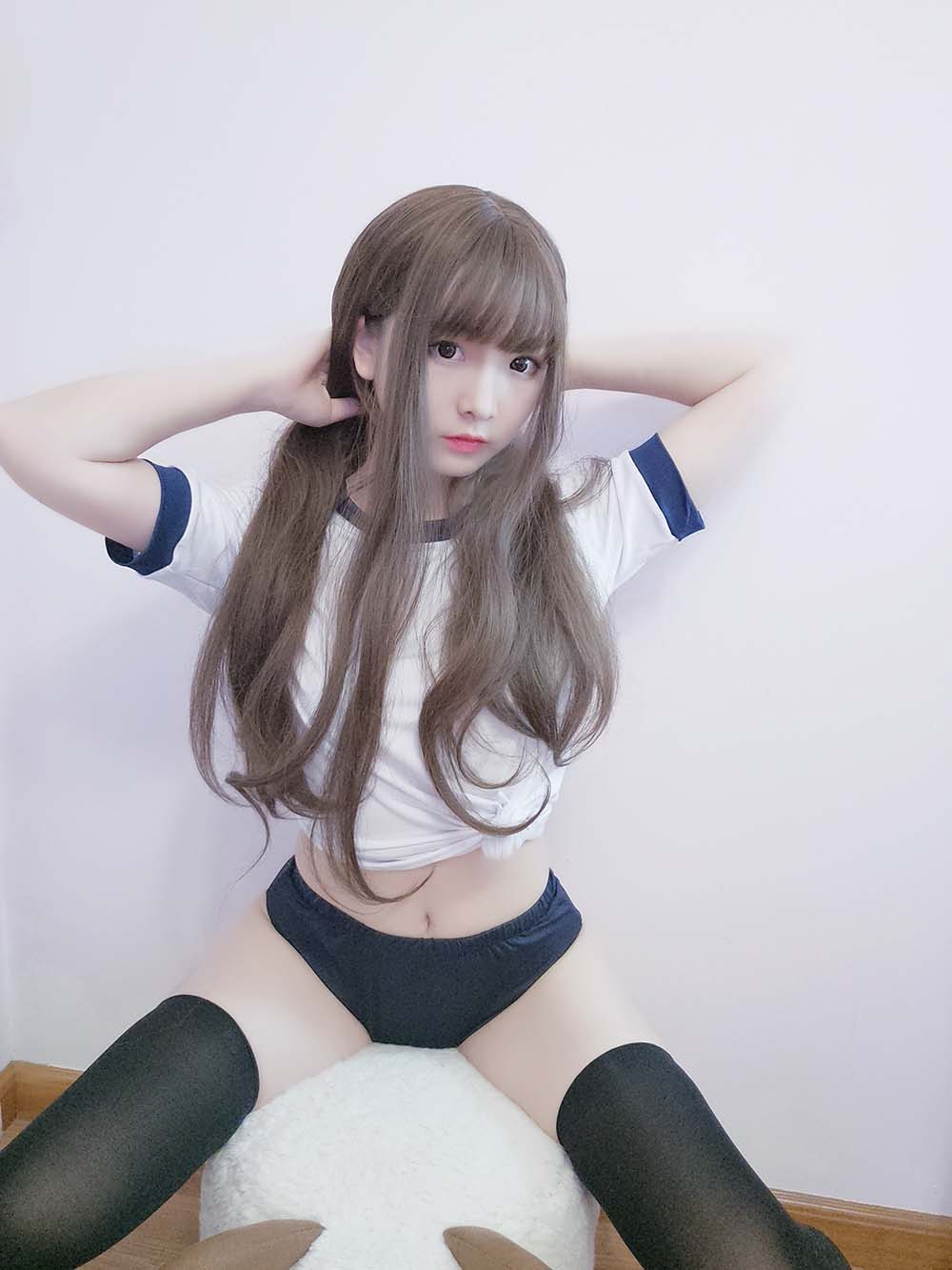 古川kagura – 体操服 Cosplay-第2张