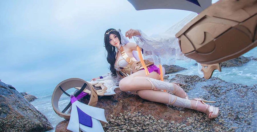 南桃Momoko – 貂蝉异域舞娘 Cosplay-第1张