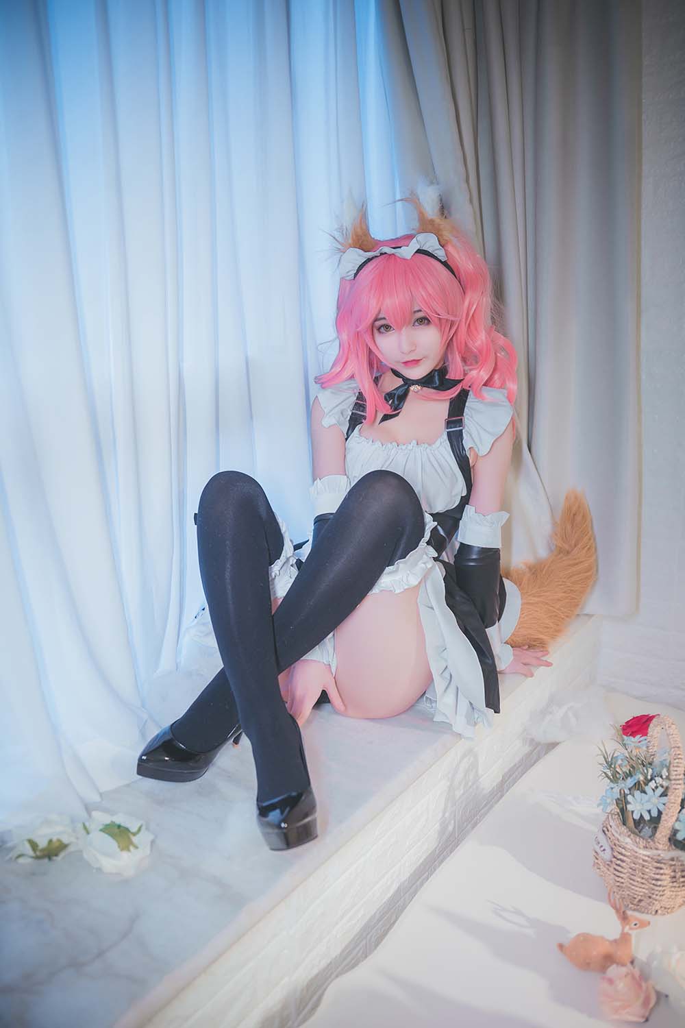 鬼畜瑶在不在w – 玉藻前女仆 Cosplay-第2张