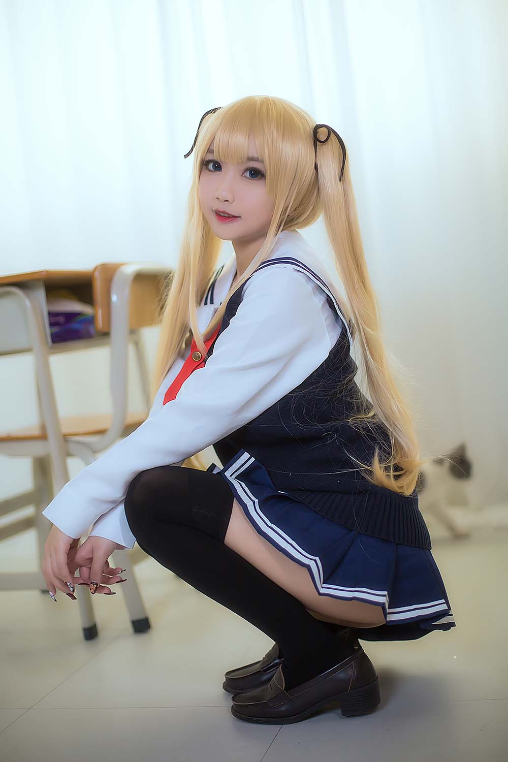 鬼畜瑶在不在w – 校服 Cosplay-第2张