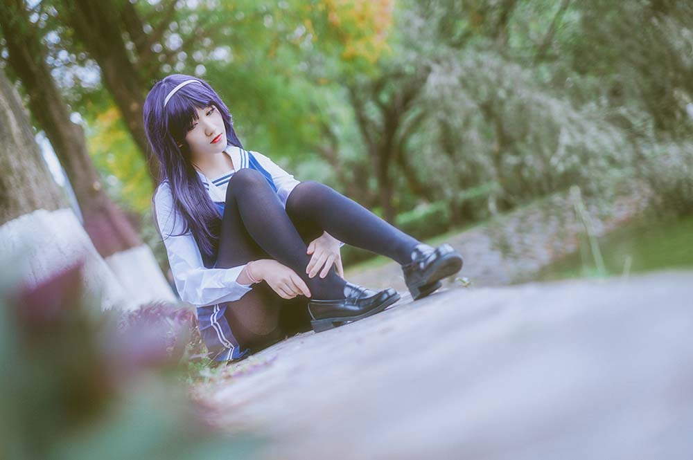 南桃Momoko – 诗羽制服 Cosplay-第2张