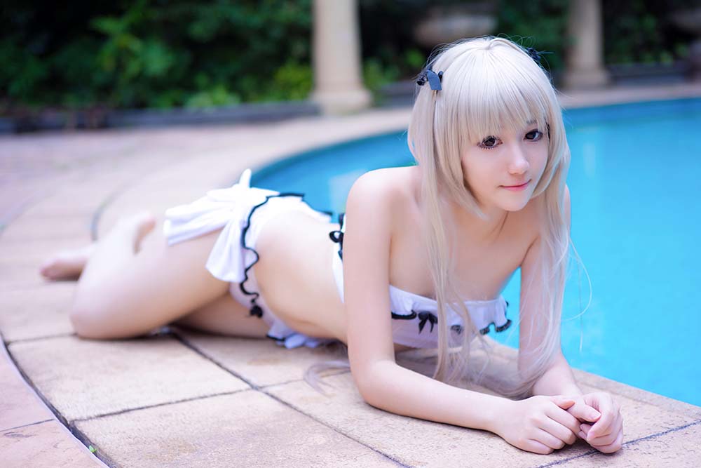 南桃Momoko – 穹水着 Cosplay-第1张