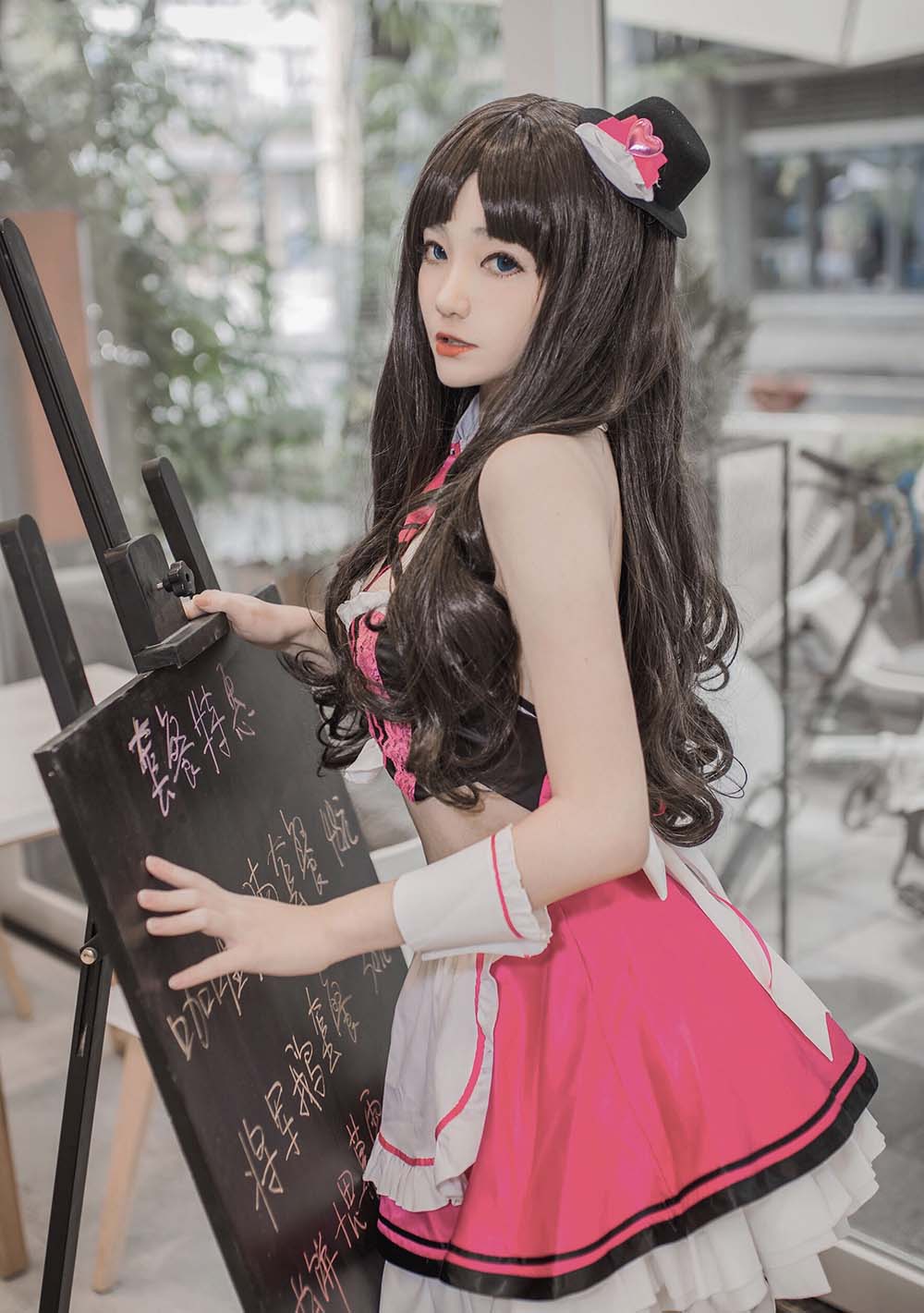 南桃Momoko – 南桃远坂凛女仆 Cosplay-第1张