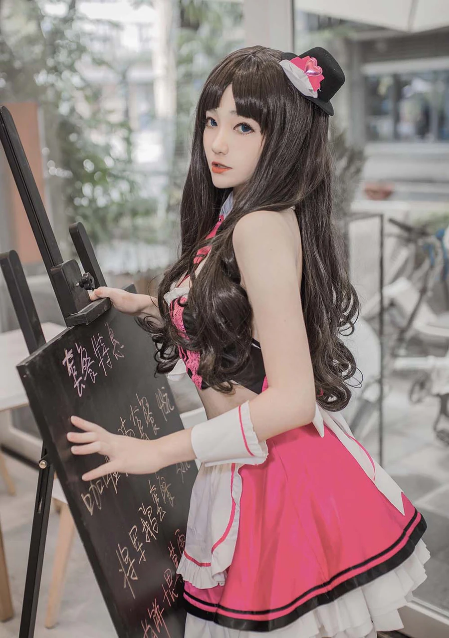 南桃Momoko – 南桃远坂凛女仆 Cosplay-第1张