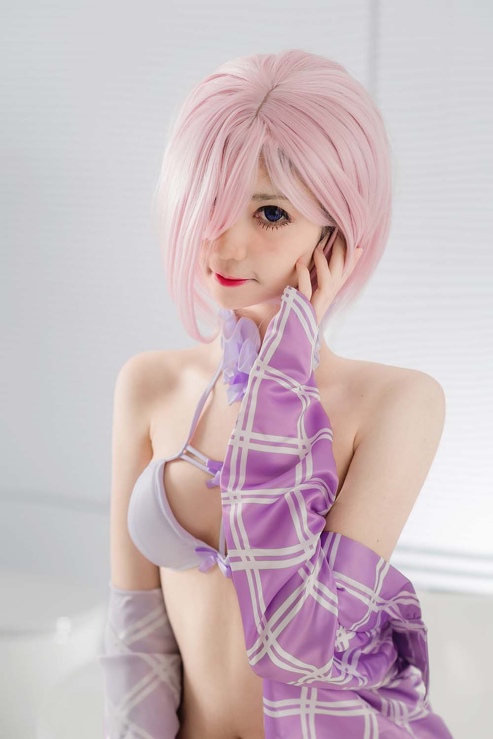南桃Momoko – 玛修泳衣 Cosplay-第1张