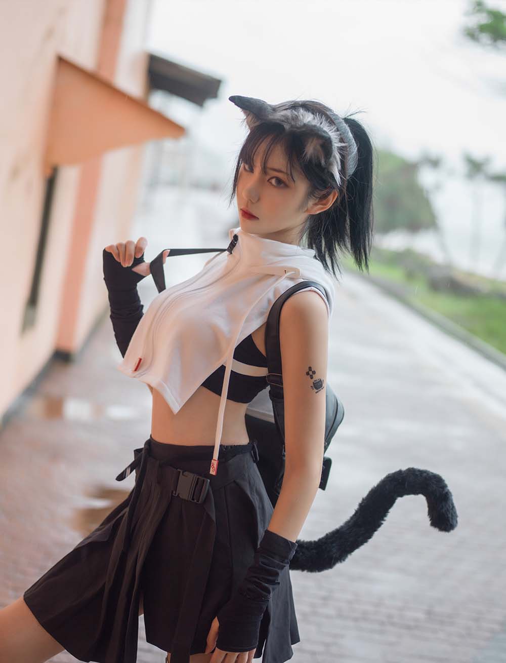南桃Momoko – 黑日常 Cosplay-第1张