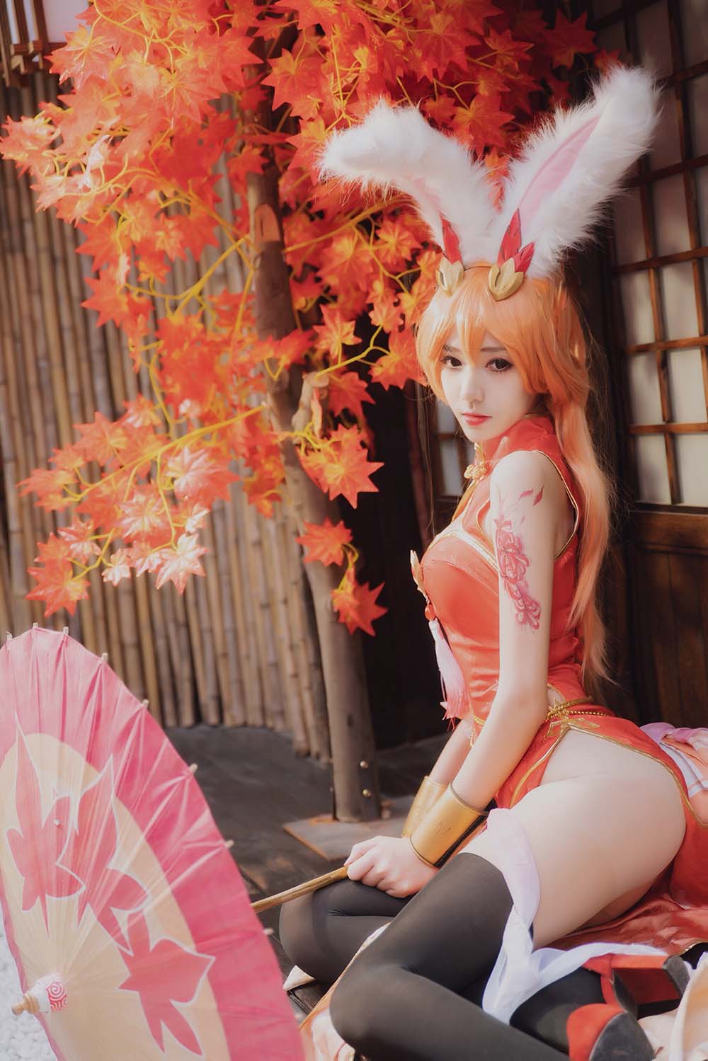 南桃Momoko – 公孙离旗袍 Cosplay-第2张