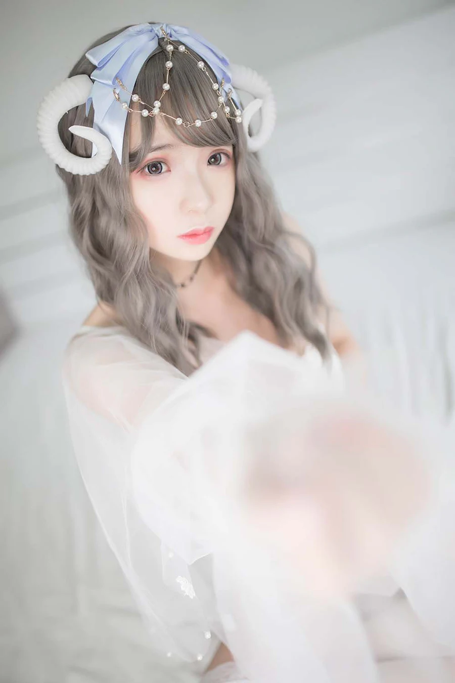 疯猫ss – 白内衣 Cosplay-第2张