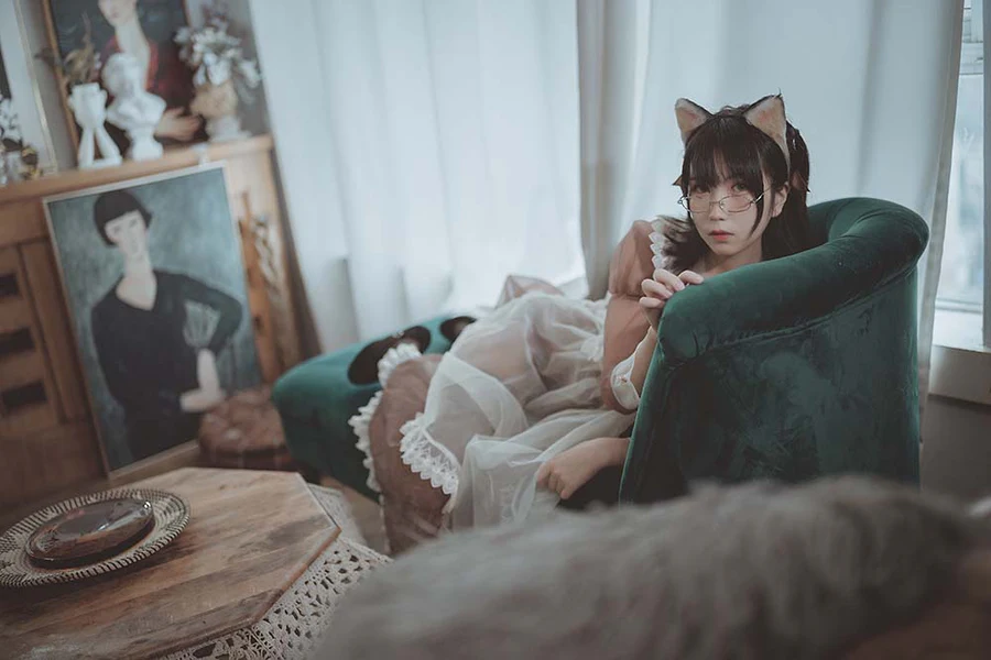 逐月su – 透明女仆 Cosplay-第2张