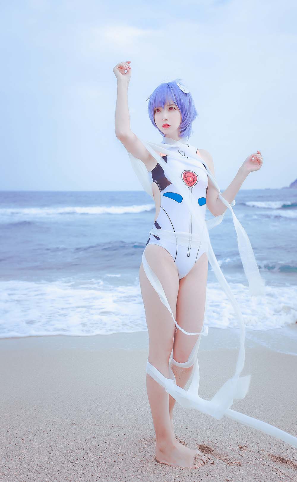 疯猫ss – 绫波丽 Cosplay-第1张