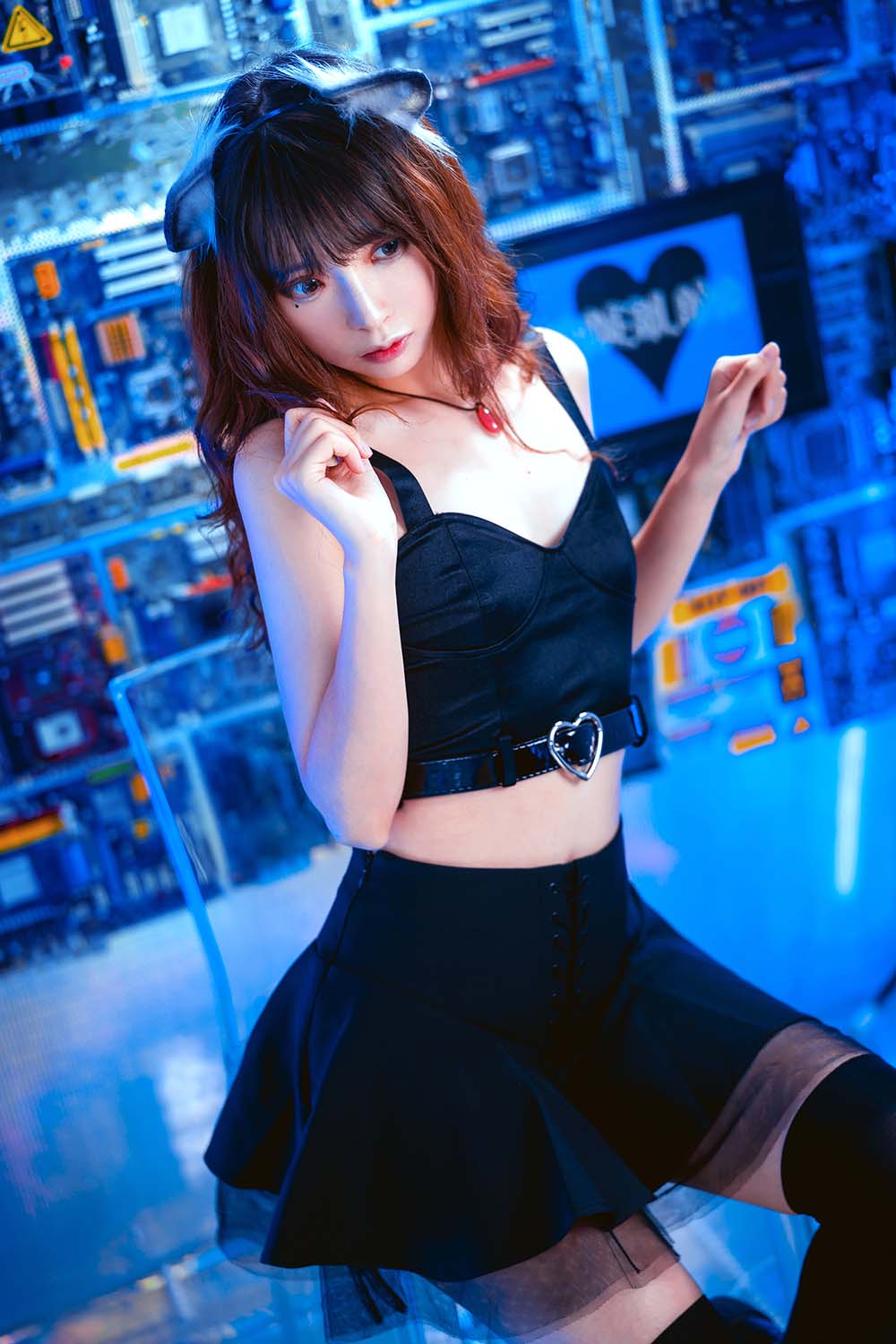 疯猫ss – 幻象蓝猫 Cosplay-第1张