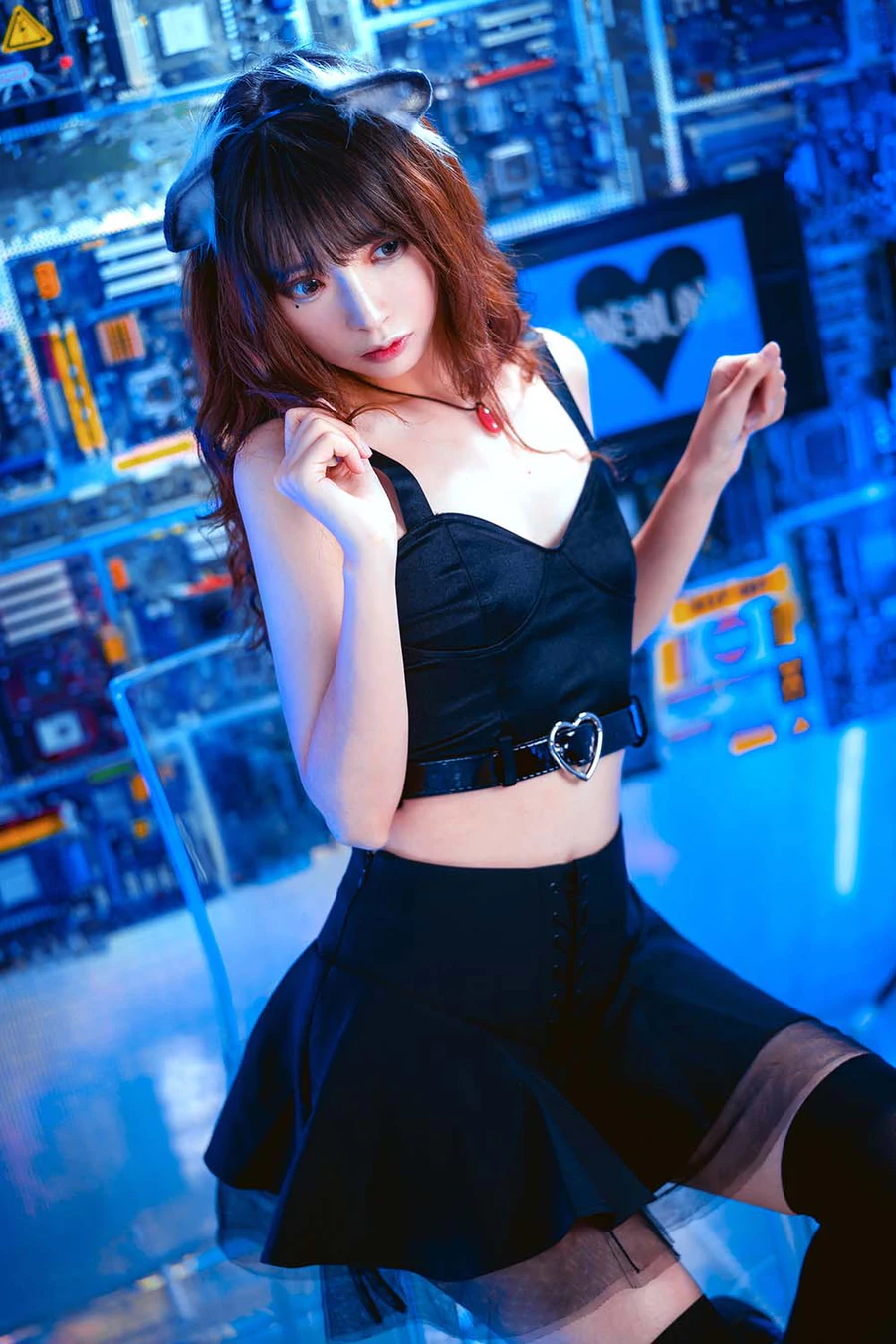 疯猫ss – 幻象蓝猫 Cosplay-第1张