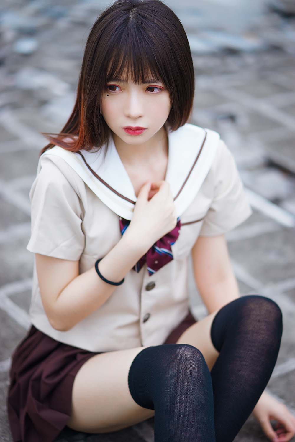 疯猫ss – 丝袜狂想曲(伞) Cosplay-第1张