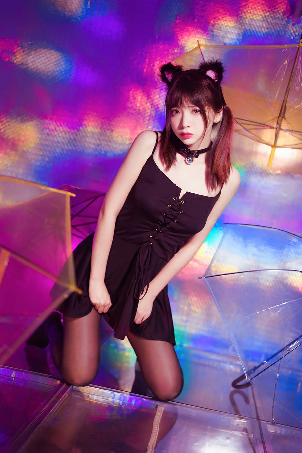 疯猫ss – 丝袜狂想曲(光) Cosplay-第1张