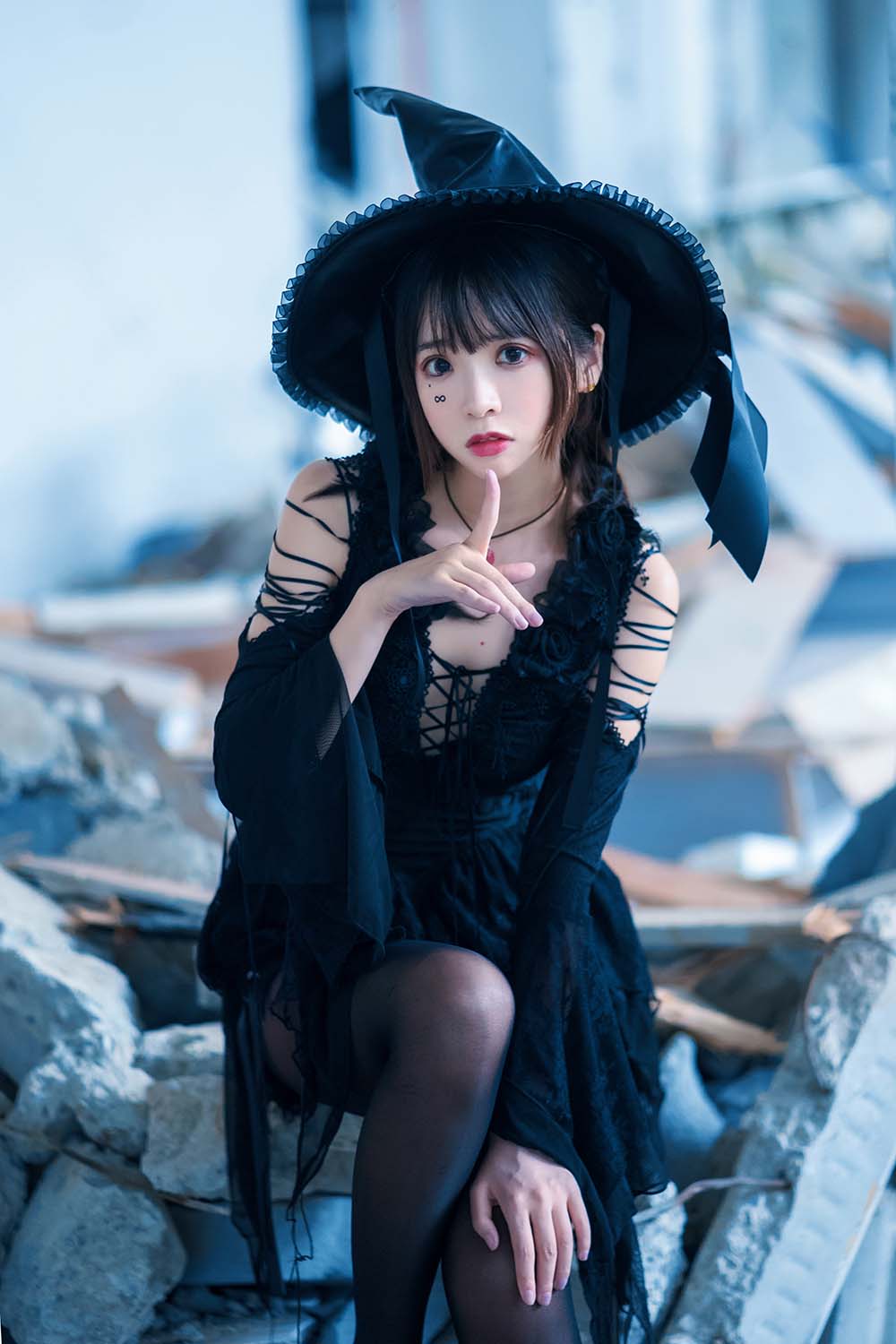 疯猫ss – 魔女 Cosplay-第1张