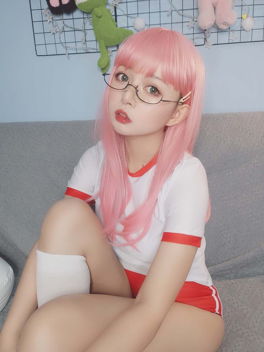 黑猫猫OvO – 体操服自拍 Cosplay-第1张