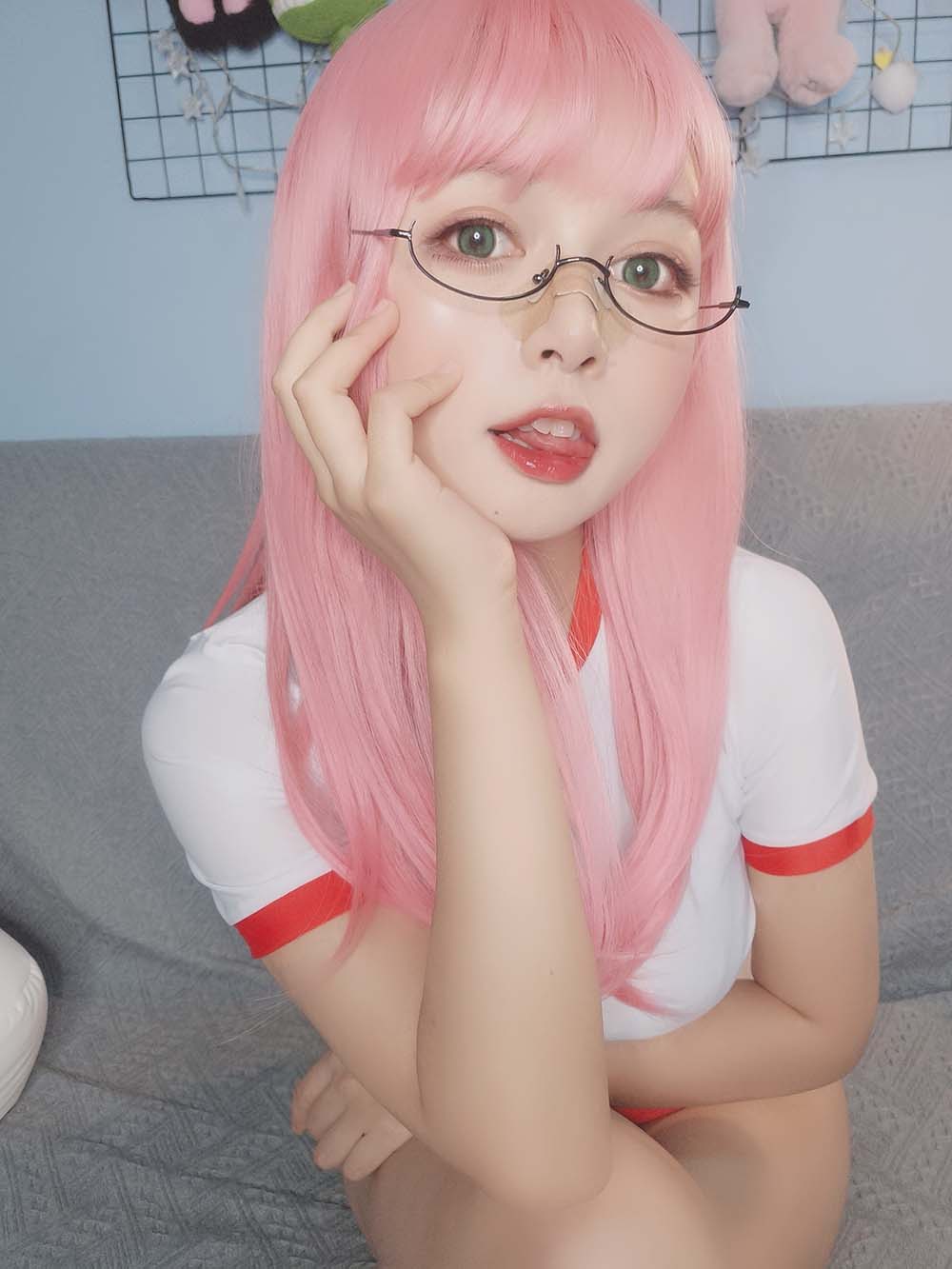黑猫猫OvO – 体操服自拍 Cosplay-第2张
