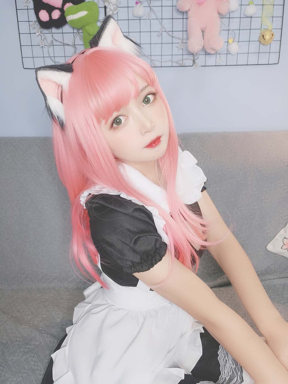 黑猫猫OvO – 猫女仆自拍 Cosplay-第1张