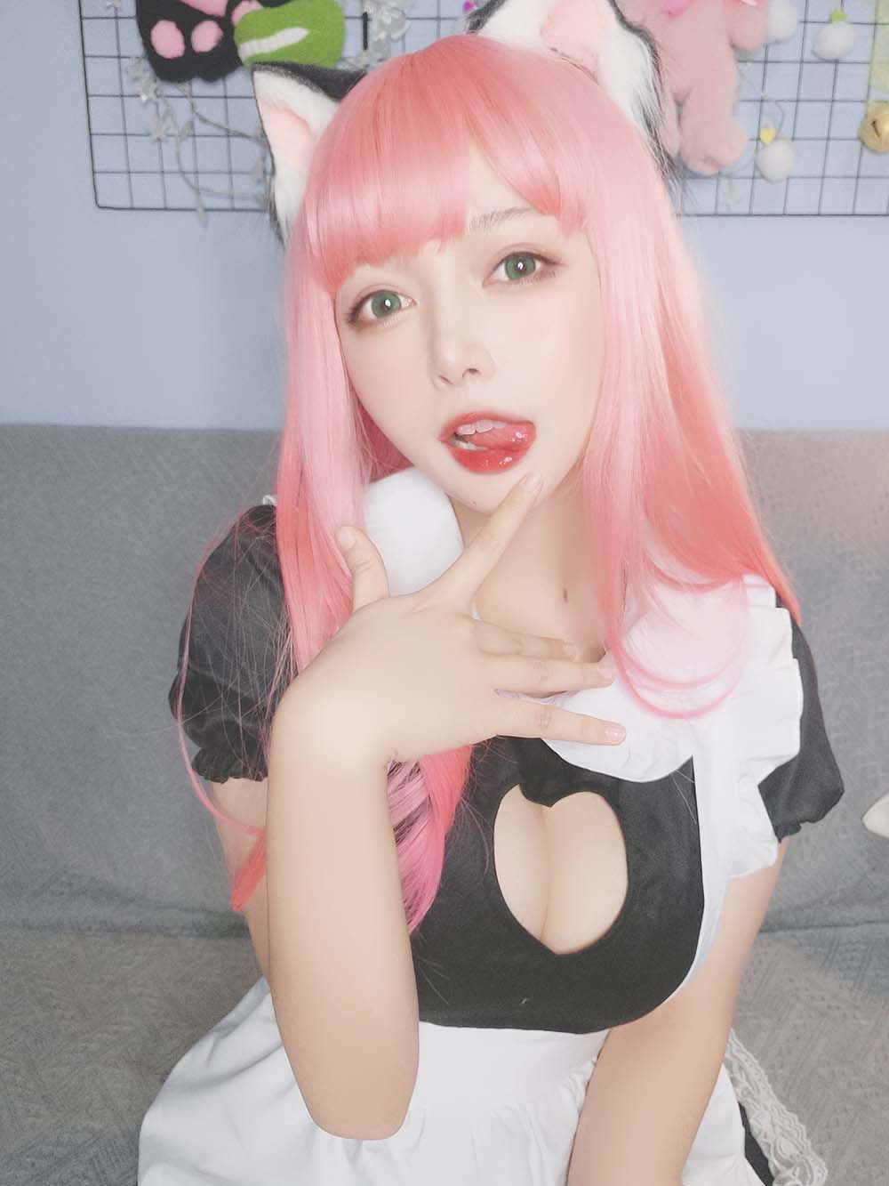 黑猫猫OvO – 猫女仆自拍 Cosplay-第2张